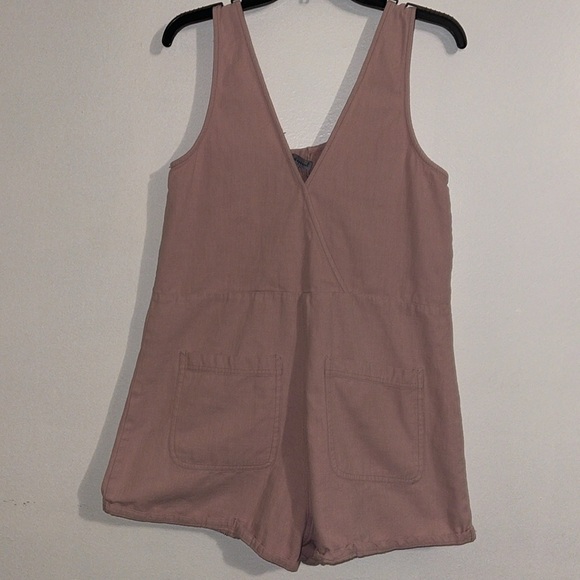 🌹Wishlist Apparel Pink Button-Front Romper - Picture 4 of 8